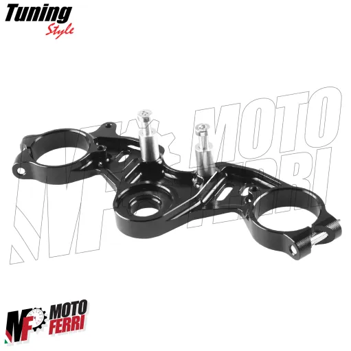 MF9296 Piastra Sterzo Forcella Racing per Yamaha YZF-R7 dal 2021 a 2025 CNC Nero