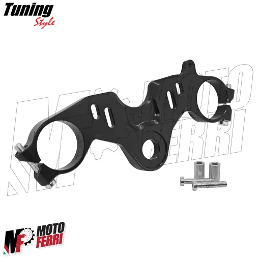 MF9296 Piastra Sterzo Forcella Racing per Yamaha YZF-R7 dal 2021 a 2025 CNC Nero
