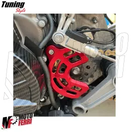 MF9297 Protezione Catena Pignone Aprilia RS 660 da 2020 a 2025 Alluminio Rosso 2