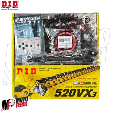 MF9307 Kit Trasmissione DID KAWASAKI 500 ER-5 TWISTER Corona 45 Pignone 14 da 1997 a 2006