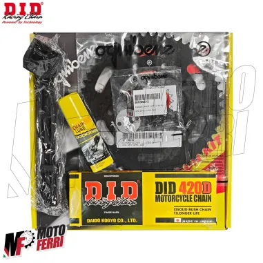 MF9308 Kit Trasmissione DID Aprilia RX 50 Corona 53 Pignone 12 dal 2006 al 2016