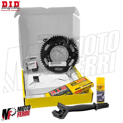MF9308 Kit Trasmissione DID Gilera RCR 50 Corona 53 Pignone 12 dal 2003 al 2006