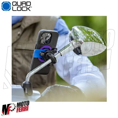 MF9317 QUAD LOCK Supporto Specchietto Retrovisore Moto Telefono Smartphone