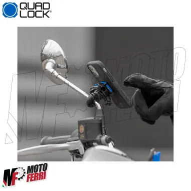 MF9317 QUAD LOCK Supporto Specchietto Retrovisore Moto Telefono Smartphone