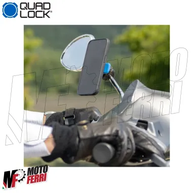 MF9317 QUAD LOCK Supporto Specchietto Retrovisore Moto Telefono Smartphone