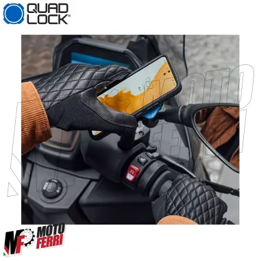 MF9317 QUAD LOCK Supporto Specchietto Retrovisore Moto Telefono Smartphone