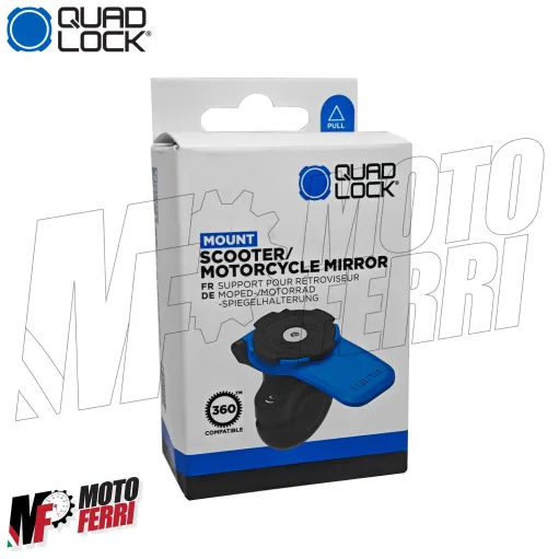 MF9317 QUAD LOCK Supporto Specchietto Retrovisore Moto Telefono Smartphone