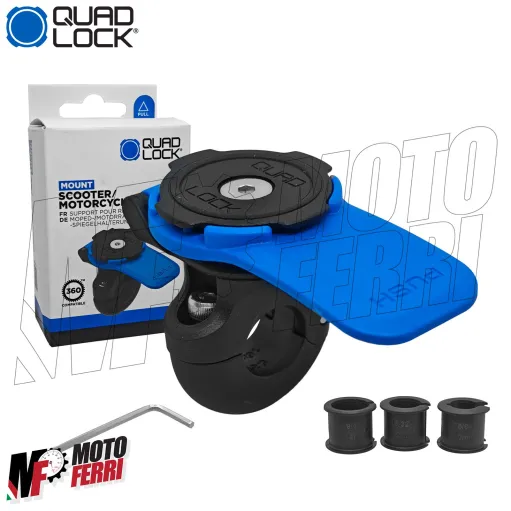 MF9317 QUAD LOCK Supporto Specchietto Retrovisore Moto Telefono Smartphone