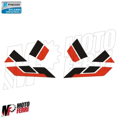 MF9318 Adesivi Stickers Carena Vespa GTS 125 310 Super Sport Tech 2024 2025 E5+