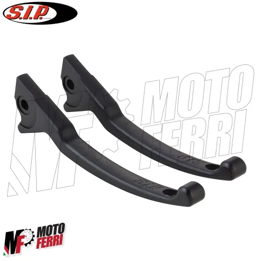 MF1976 Coppia Leve Freno Nero Opaco CNC SIP VESPA 125 200 250 300 GT GTS GTV