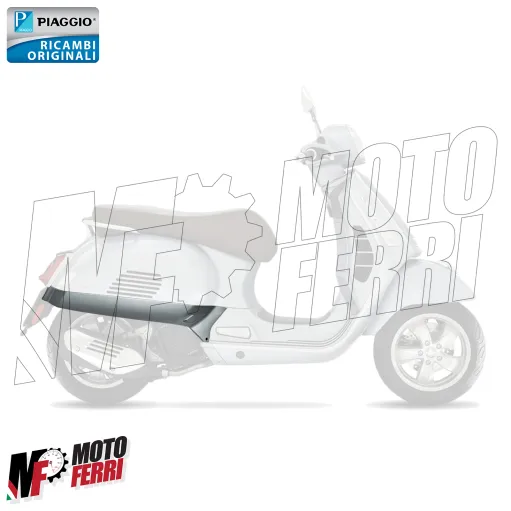 MF4971 Fianchetto Grigio Destro Originale Piaggio Vespa GTS 125 300 da 2018 a 2022