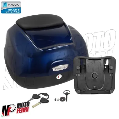 MF9325 Bauletto 37 Litri Blu Midnight Originale Piaggio Medley 125 150 da 2016 a 2019
