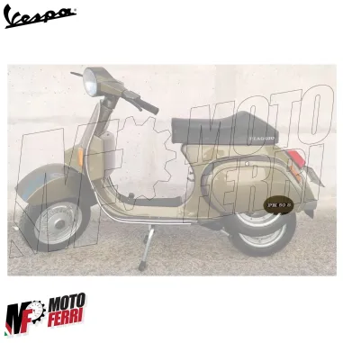 Targhetta Laterale Cofano Scritta Stemma Piaggio Vespa 50 PK S PK50S