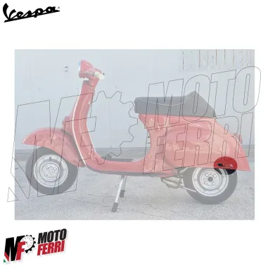 Targhetta Laterale Cofano Scritta Stemma per Piaggio Vespa 50 PK RUSH