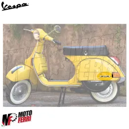 Targhetta Laterale Cofano Scritta Stemma Piaggio Vespa 125 PX P125X 2