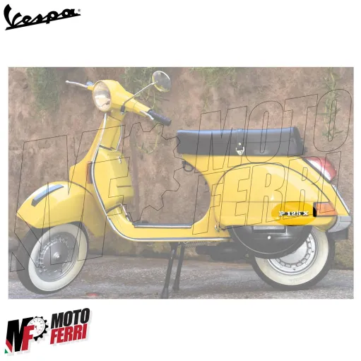 Targhetta Laterale Cofano Scritta Stemma Piaggio Vespa 125 PX P125X