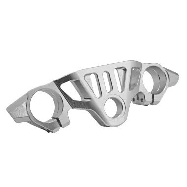 MF8876 Piastra Sterzo Racing Aprilia RS660 2021 2022 2023 2024 CNC Argento