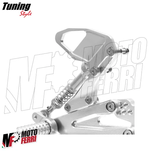 MF8887 Kit Pedane Arretrate Regolabili CNC Aprilia 660 RS / Tuono da 2020 a 2025