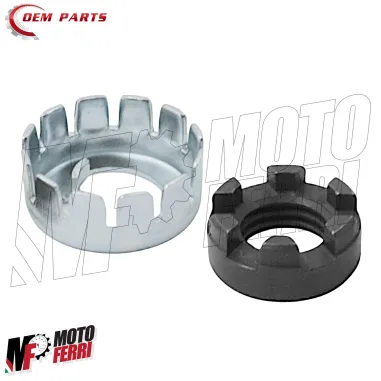 MF4595 Dado + Scodellino Ghiera Frizione Vespa PX 125 150 200 ARCOBALENTO T5 COSA