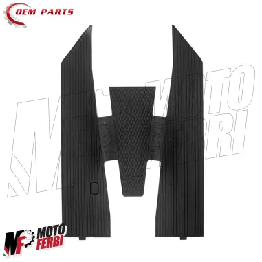 MF2508 Tappetino Pedana Piaggio Vespa 50 125 PK XL RUSH N V FL FL2 HP Gomma Nero