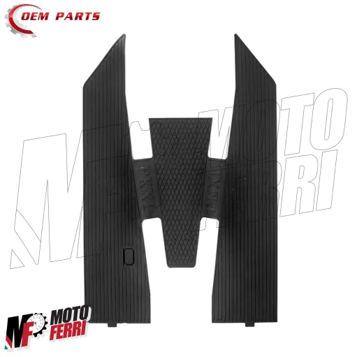 MF2508 Tappetino Pedana Piaggio Vespa 50 125 PK XL RUSH N V FL FL2 HP Gomma Nero