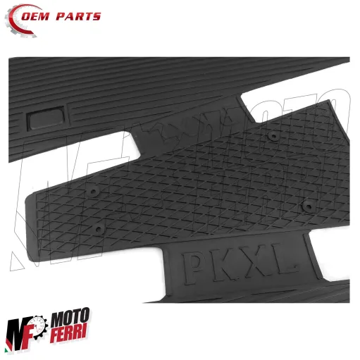 MF2508 Tappetino Pedana Piaggio Vespa 50 125 PK XL RUSH N V FL FL2 HP Gomma Nero