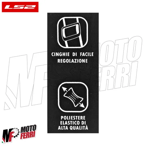 MF9335 Bretelle Pantalone Elastiche LS2 Regolabili Moto Scooter Uomo Donna