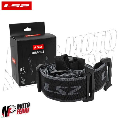 MF9335 Bretelle Pantalone Elastiche LS2 Regolabili Moto Scooter Uomo Donna