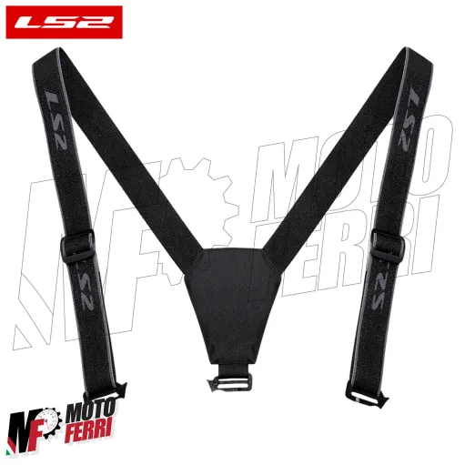 MF9335 Bretelle Pantalone Elastiche LS2 Regolabili Moto Scooter Uomo Donna