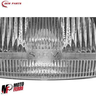 MF0096 Faro Fanale Anteriore SIEM Vespa 50 SPECIAL + Cornice Supporto Motore