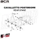 MF4795 Coppia Cavalletti Moto Alzamoto Anteriore Cono Posteriore a Forchetta BCR