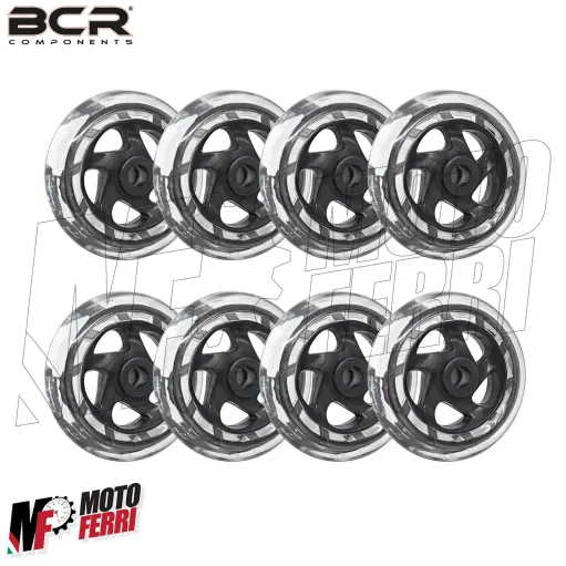 MF4795 Coppia Cavalletti Moto Alzamoto Anteriore Cono Posteriore a Forchetta BCR