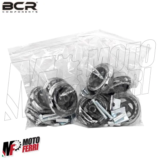 MF4795 Coppia Cavalletti Moto Alzamoto Anteriore Cono Posteriore a Forchetta BCR