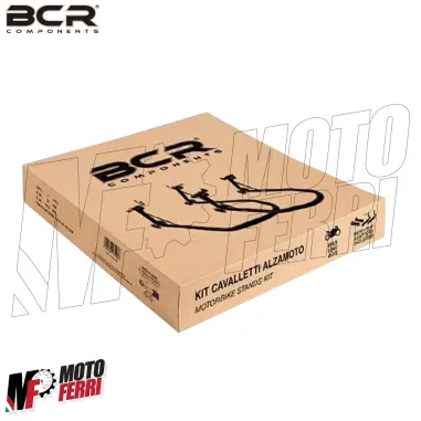 MF4795 Coppia Cavalletti Moto Alzamoto Anteriore Cono Posteriore a Forchetta BCR