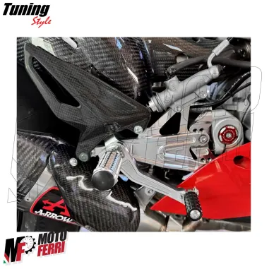 MF9345 Pedane Arretrate Regolabili Ducati Panigale V4 V4S V4R da 2018 a 2024