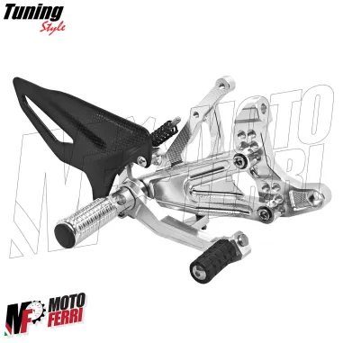 MF9345 Pedane Arretrate Regolabili Ducati Panigale V4 V4S V4R da 2018 a 2024