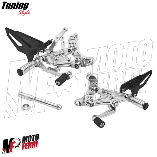 MF9345 Pedane Arretrate Regolabili Ducati Panigale V4 V4S V4R da 2018 a 2024