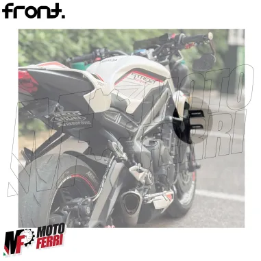MF8885 Spoiler Downforce Laterale Doppie Ali by FRONT Triumph Street Triple 660 S 2020 2021 2022