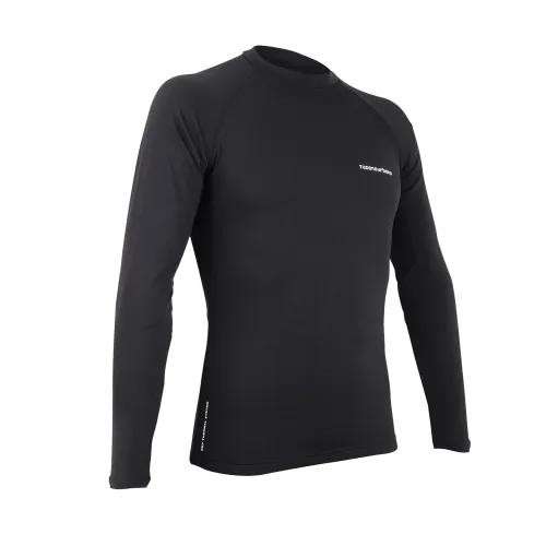 MF1252 Maglia Termica Tecnica Traspirante Tucano Urbano Polo Nord Nero Moto