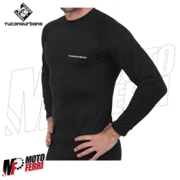 MF1252 Maglia Termica Tecnica Traspirante Tucano Urbano Polo Nord Nero Moto 2