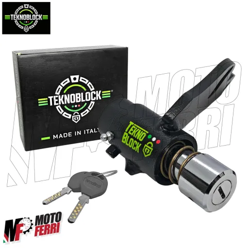 MF9361 Antifurto Blocca Ruota Meccanico TEKNOBLOCK Piaggio Vespa GTS 310 HPE 2024 2025 E5+