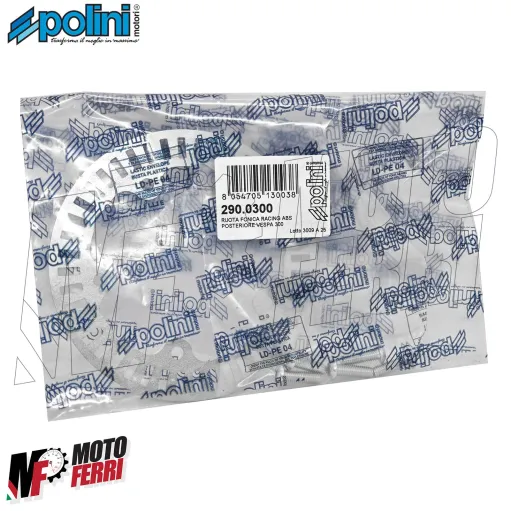 MF9362 Ruota Fonica Polini Piaggio Vespa GTS 310 SUPER + 10 KM/H 2025 E5+
