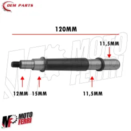 Perno Ingranaggio Albero Multiplo per Piaggio Vespa 125 150 SUPER GT 2