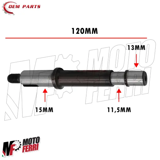 Perno Ingranaggio Albero Multiplo Vespa PX 125 150 200 PE ARCOBALENO T5 COSA