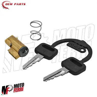 MF9368 Serratura Bloccasterzo Corto Guida Sottile 4MM Vespa Primavera Sprint 125