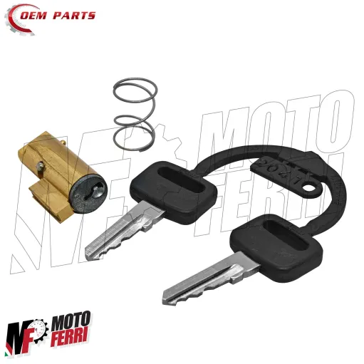 MF9368 Serratura Bloccasterzo Corto Guida Sottile 4MM Vespa Primavera Sprint 125