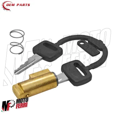 MF9368 Serratura Bloccasterzo Corto Guida Sottile 4 MM Vespa Sprint 150 GS 160