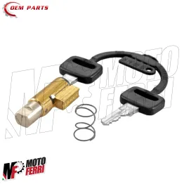 MF9369 Serratura Bloccasterzo Lungo Guida Larga 6 MM Vespa PX 125 150 200 2