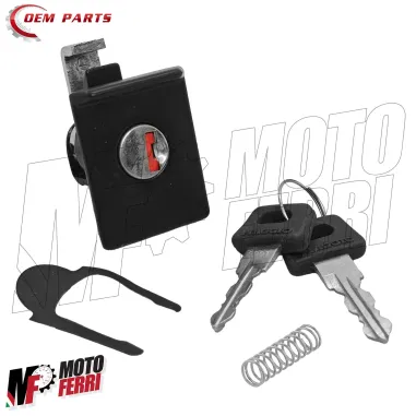 MF9376 Serratura Bauletto Portaoggetti Nera Piaggio Vespa 50 125 PK XL