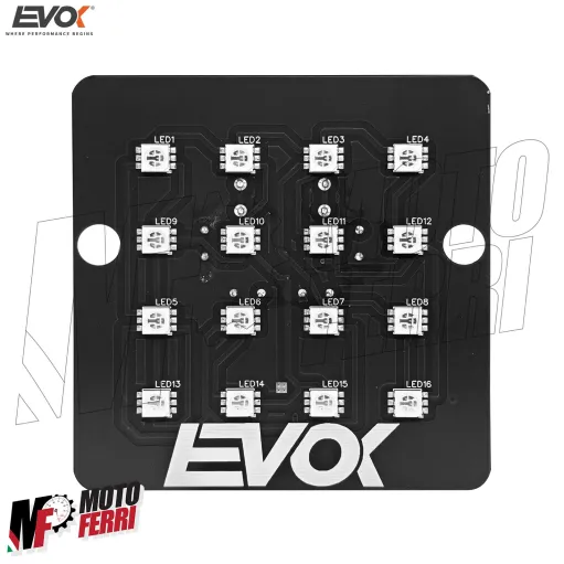 MF9382 Fanale Stop Posteriore Vespa PK S 50 125 Iron Led piastra by Evok